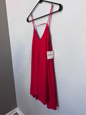 red halter summer dress Caroline Maxi Halter Dress - Red Orange